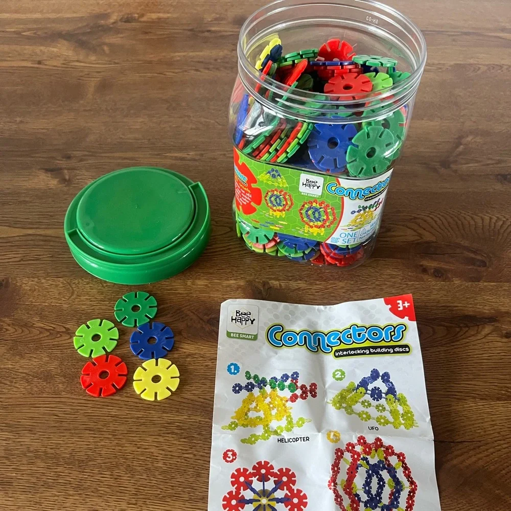 Bee Happy Connectors Building Discs 400 Pieces